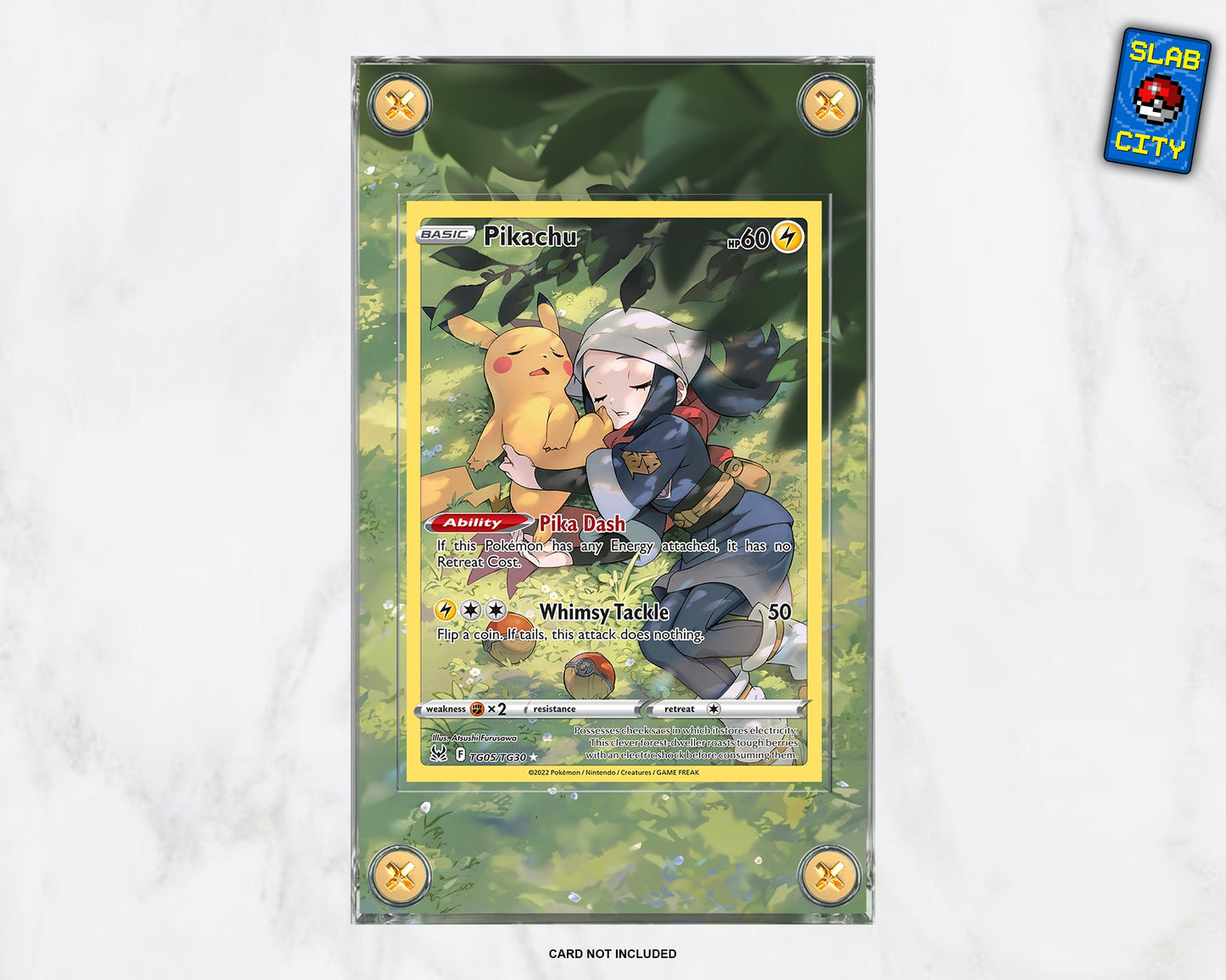 Pikachu TG05 Lost Origin - Extended Artwork Pokémon Card Display Case