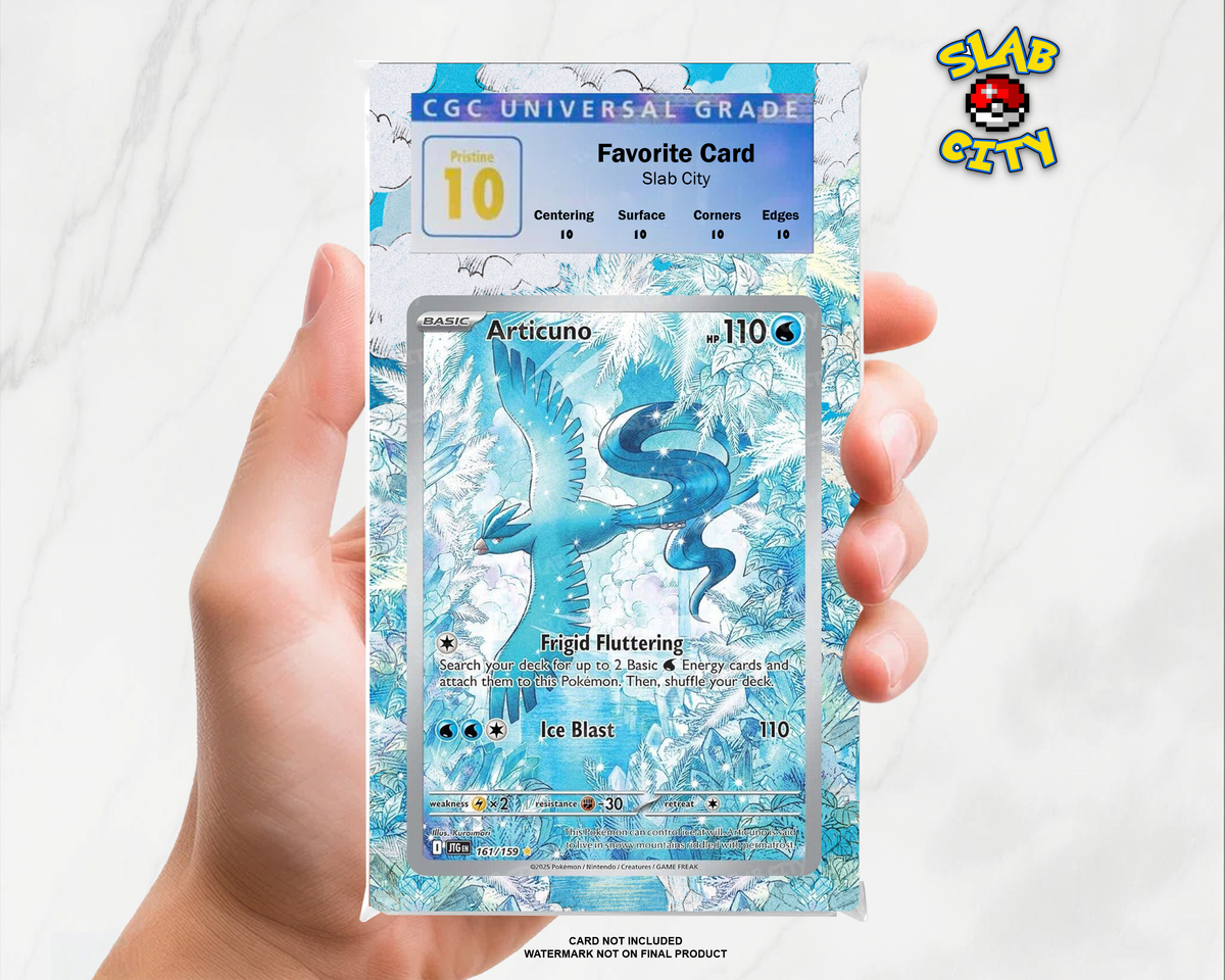 Articuno #161/159 Journey Together CGC graded slab insert; card not included, watermark not on final product