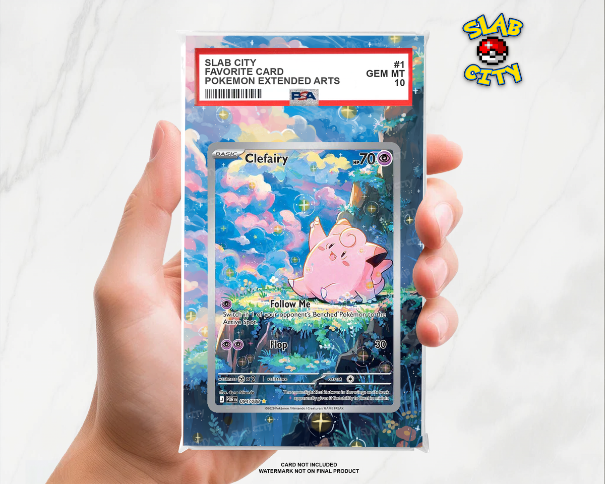 Clefairy #094 Perfect Order PSA graded slab insert; card not included, watermark not on final product