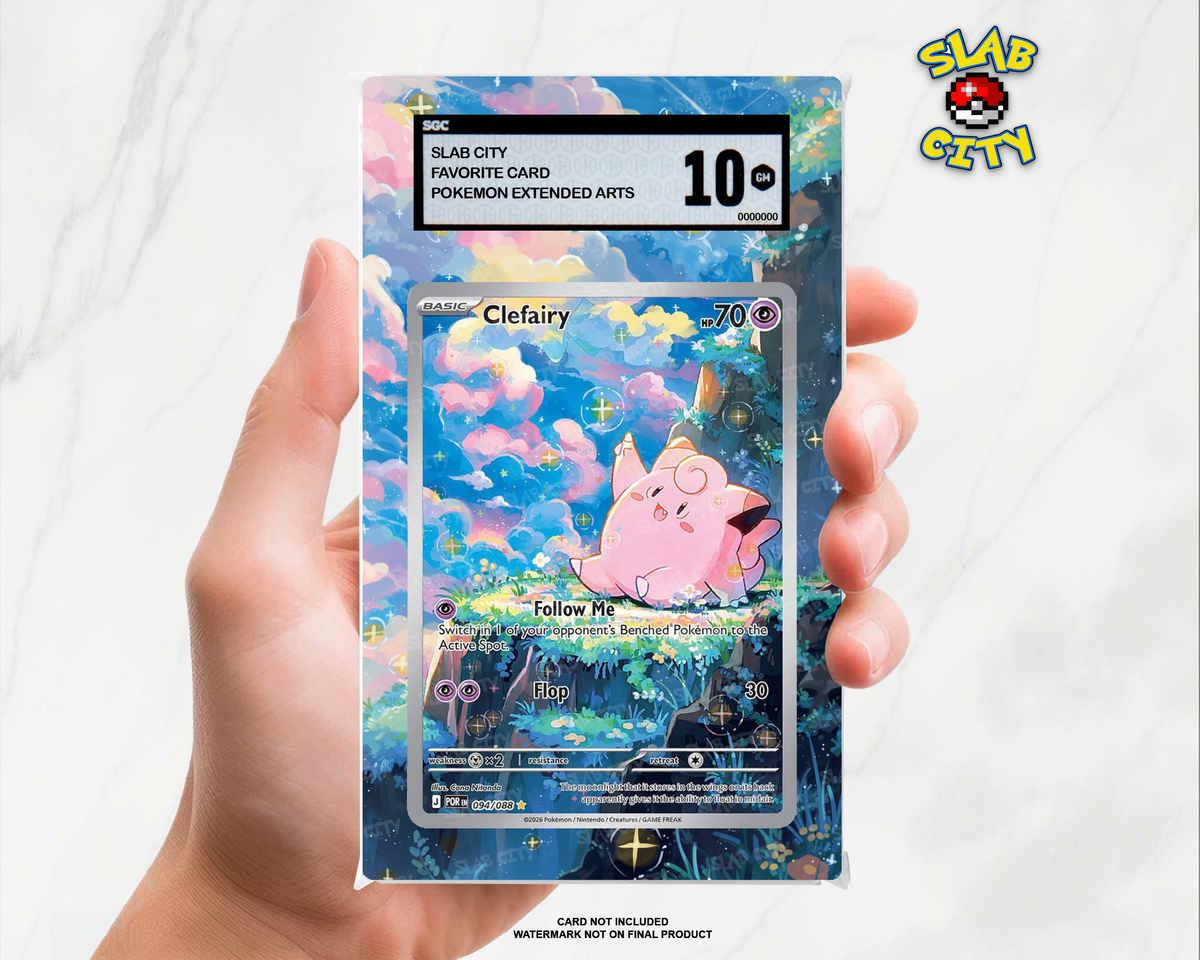 Clefairy #094 Perfect Order SGC graded slab insert; card not included, watermark not on final product