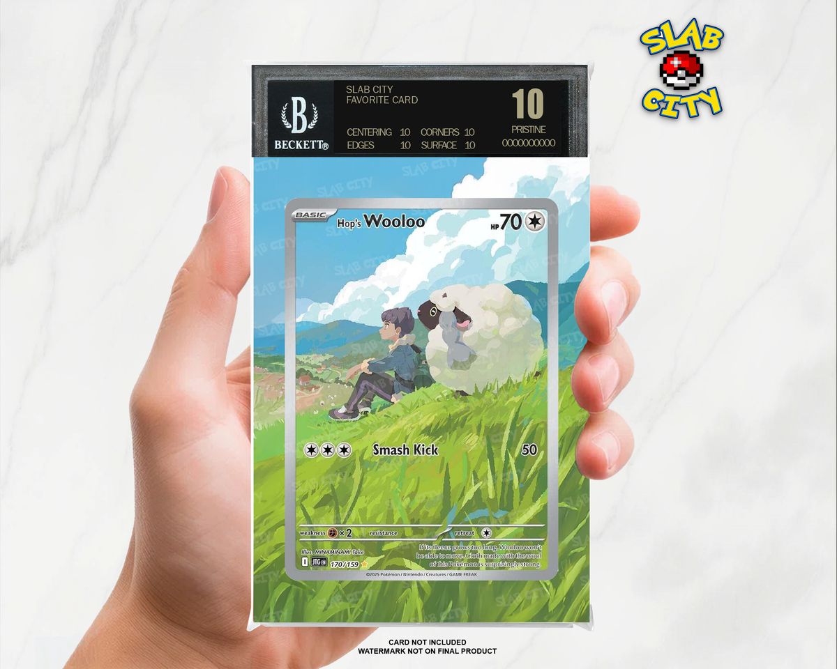 Hop's Wooloo #170/159 Journey Together BGS graded slab insert; card not included, watermark not on final product