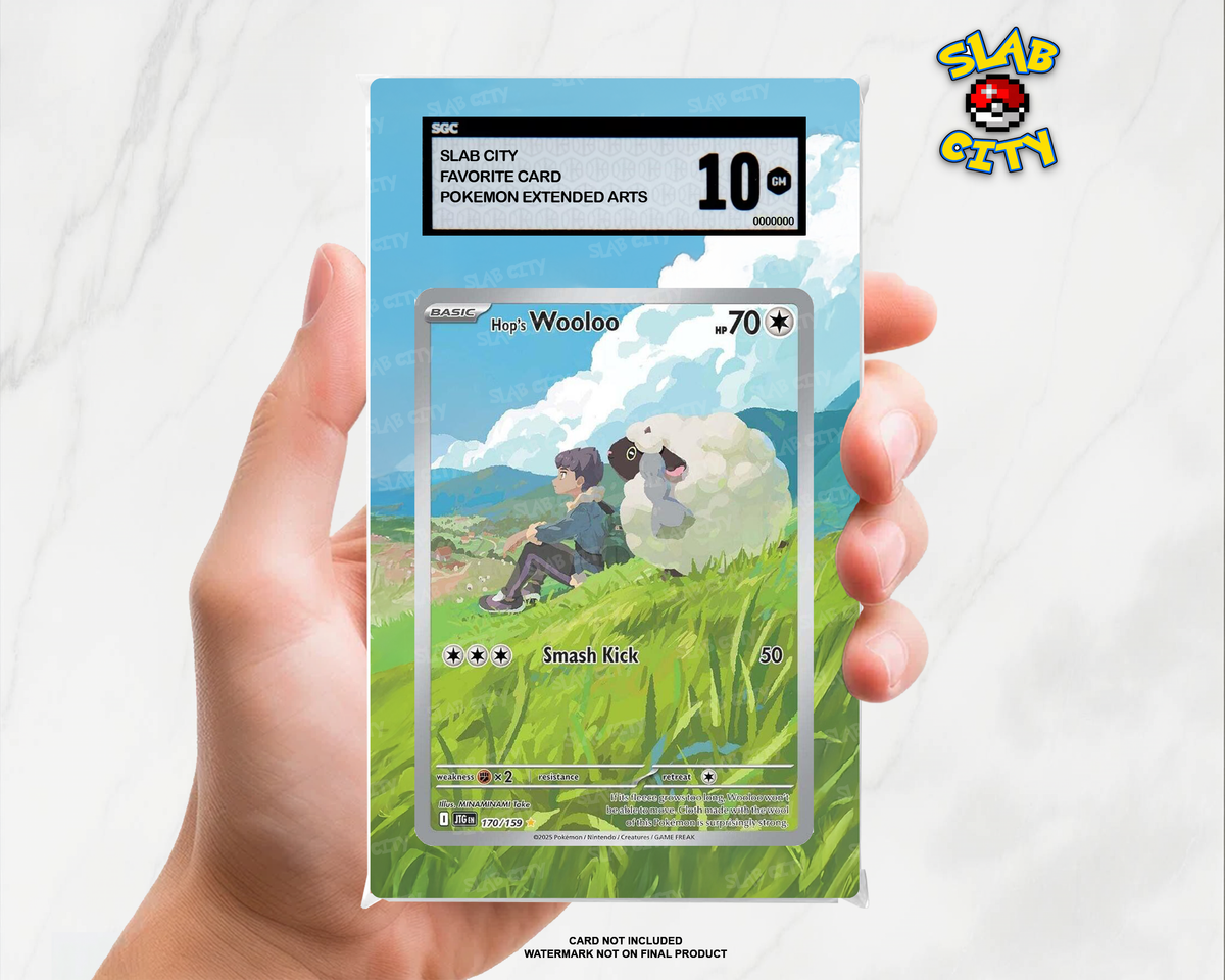 Hop's Wooloo #170/159 Journey Together SGC graded slab insert; card not included, watermark not on final product