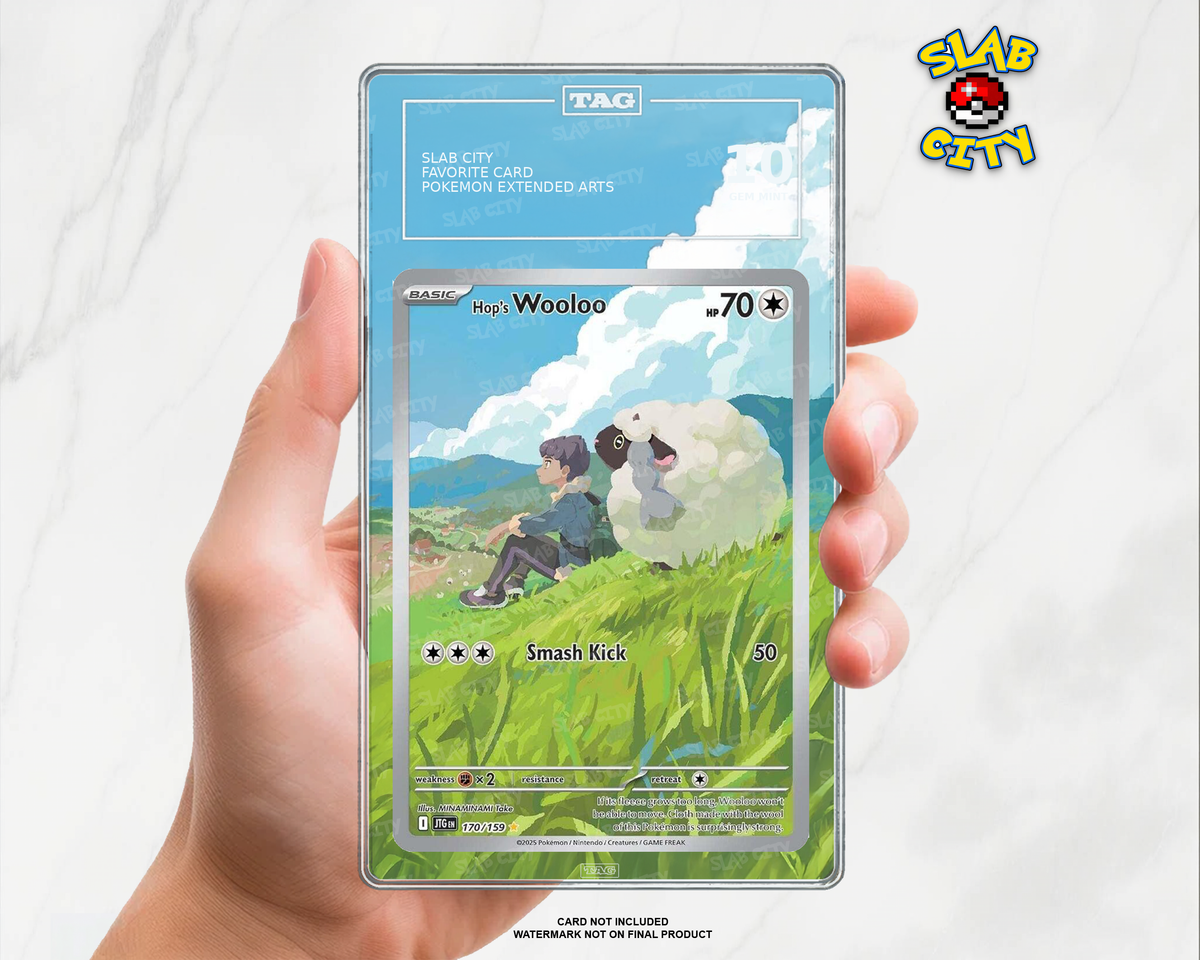 Hop's Wooloo #170/159 Journey Together TAG graded slab insert; card not included, watermark not on final product
