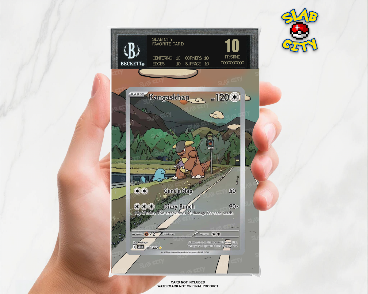 Kangaskhan #204/182 Destined Rivals BGS graded slab insert; card not included, watermark not on final product