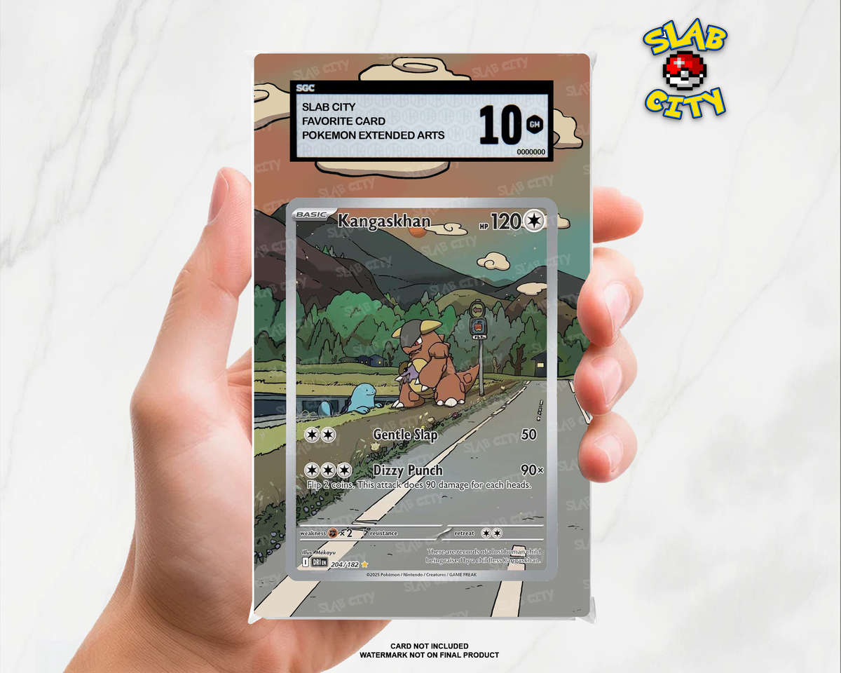 Kangaskhan #204/182 Destined Rivals SGC graded slab insert; card not included, watermark not on final product