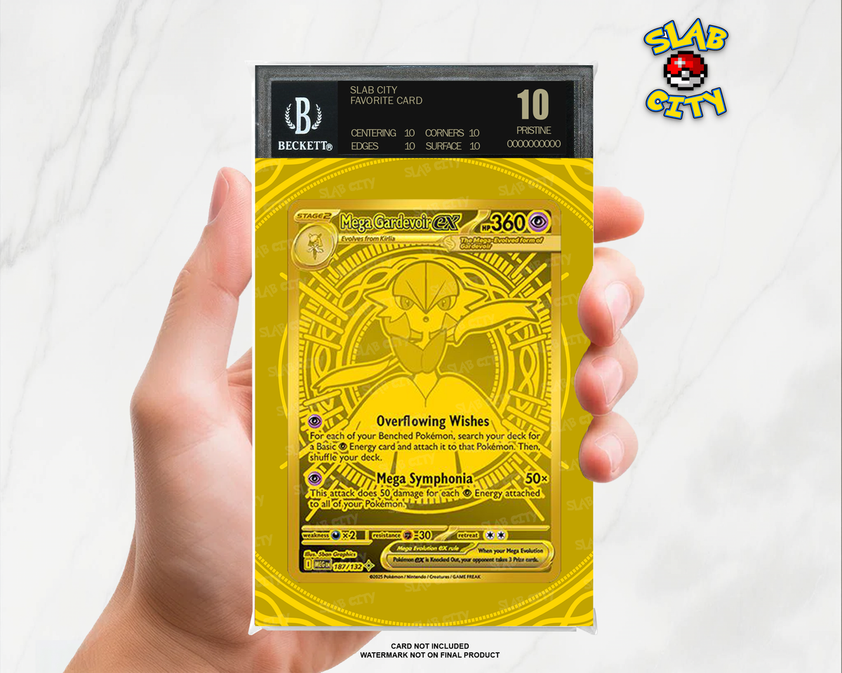 Mega Gardevoir ex #187 Mega Evolution extended art BGS graded slab insert