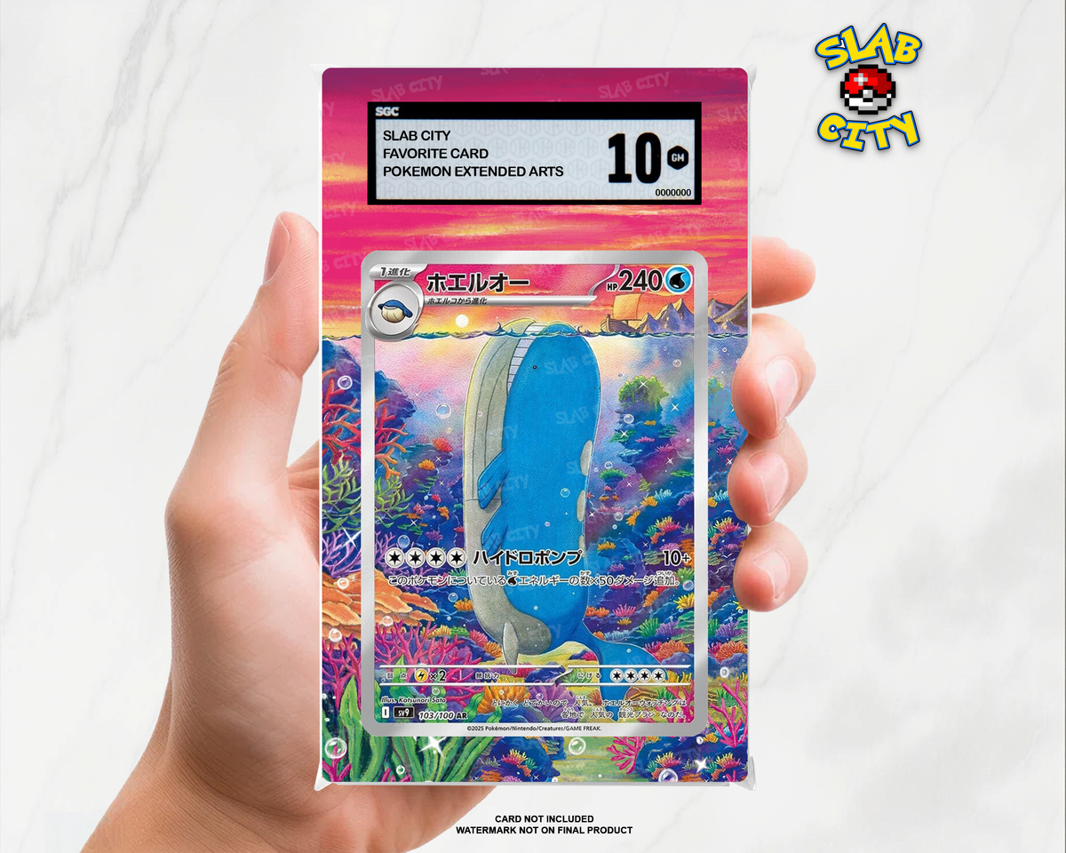 Wailord #162/159 Journey Together SGC graded slab insert; card not included, watermark not on final product