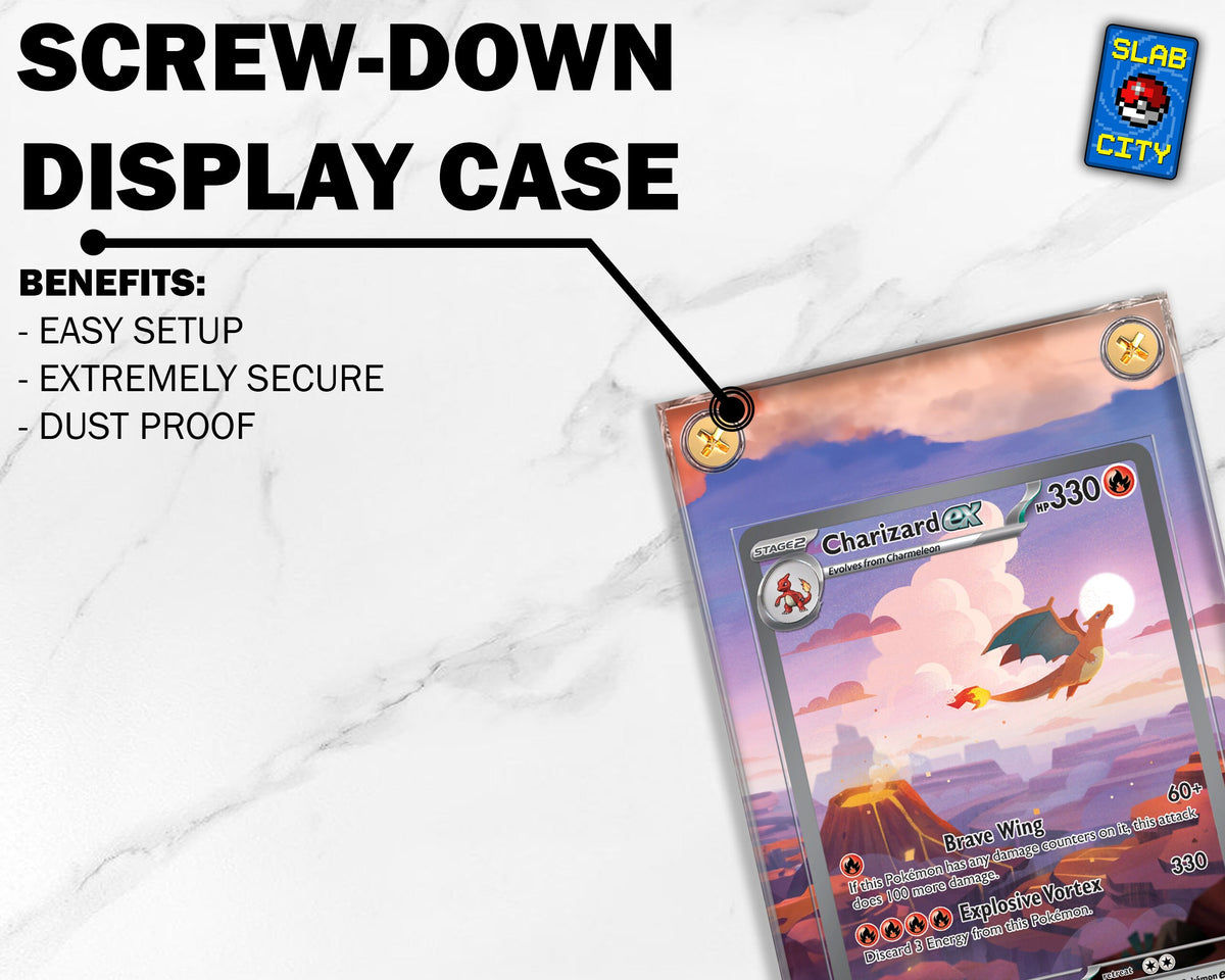 Solgaleo & Lunala GX #216 Cosmic Eclipse Extended Art Pokémon Card Display Case