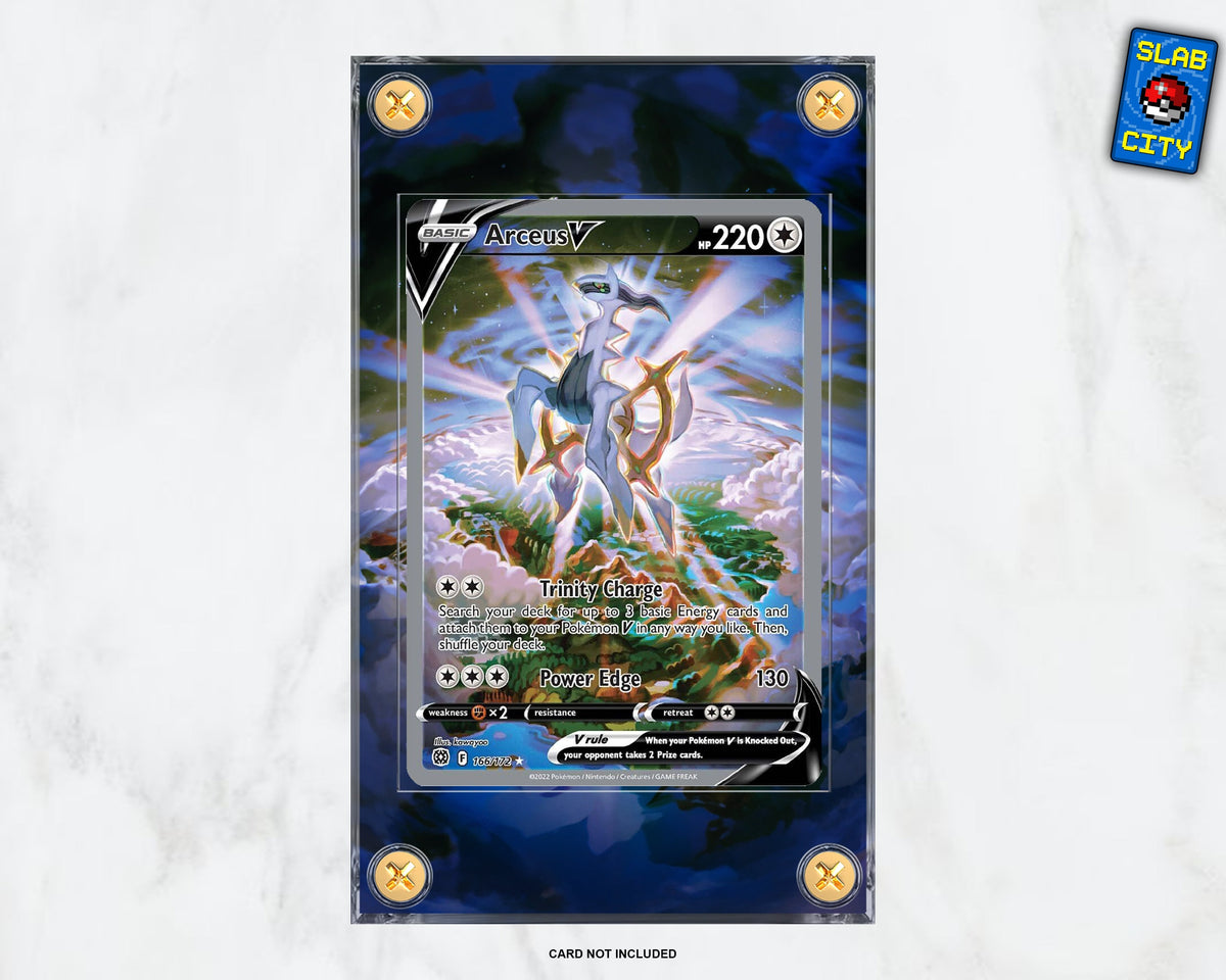 Arceus V #166 Brilliant Stars Extended Art Pokémon Card Display Case
