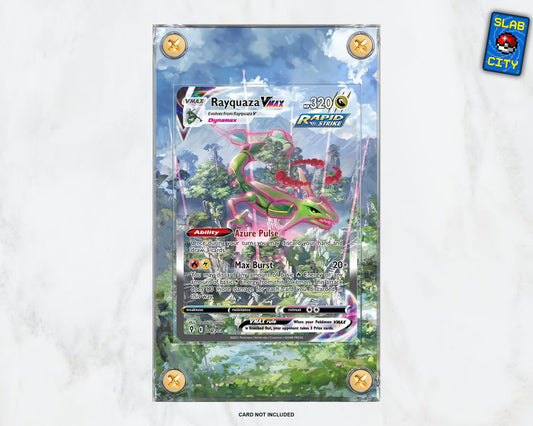 Rayquaza VMAX #218 Evolving Skies - Extended Artwork Pokémon Card Display Case