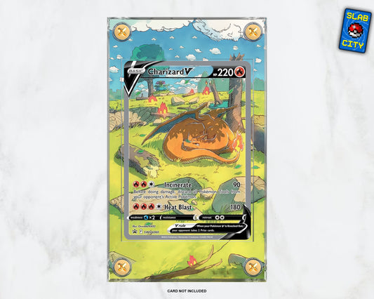 Charizard V Promo SWSH #260 - Extended Artwork Pokémon Card Display Case