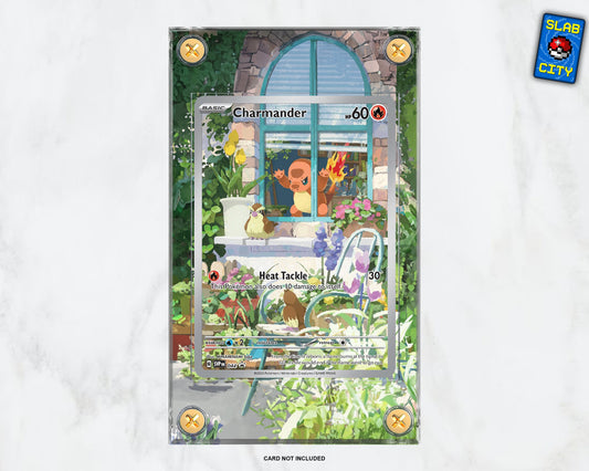 Charmander SVP44 Obsidian Flames Extended Art Pokémon Card Display Case