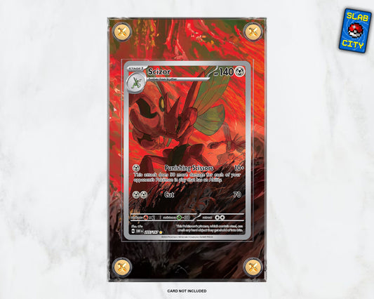 Scizor IR #205 Obsidian Flames - Extended Artwork Pokémon Card Display Case