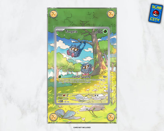 Tangela #178 IR Pokémon 151 - Extended Artwork Pokémon Card Display Case