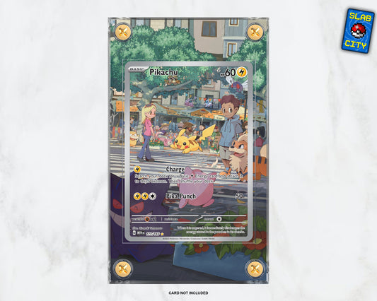 Pikachu #173 IR Pokémon 151 - Extended Artwork Pokémon Card Display Case