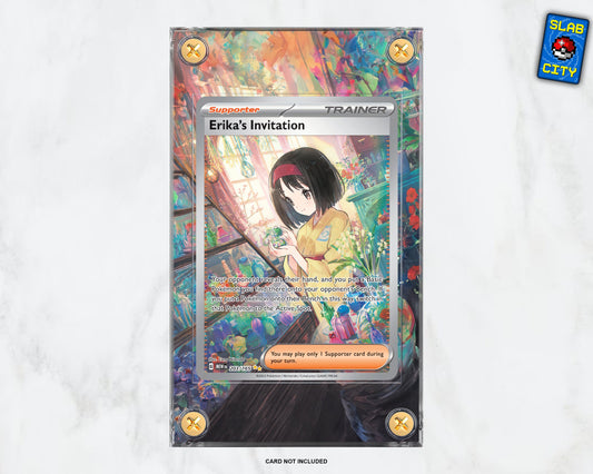 Erika's Invitation #203 SIR Pokémon 151 - Extended Artwork Pokémon Card Display Case