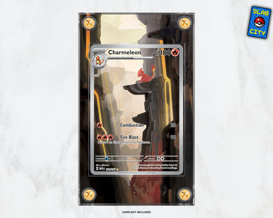 Charmeleon #169 IR Pokémon 151 - Extended Artwork Pokémon Card Display Case