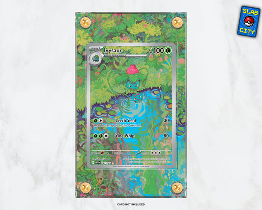 Ivysaur #167 IR Pokémon 151 - Extended Artwork Pokémon Card Display Case