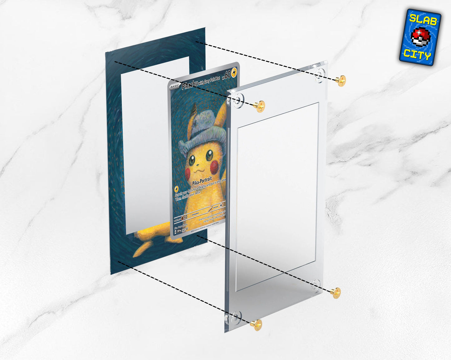 Blastoise EX #200 SIR Pokémon 151 - Extended Artwork Pokémon Card Display Case