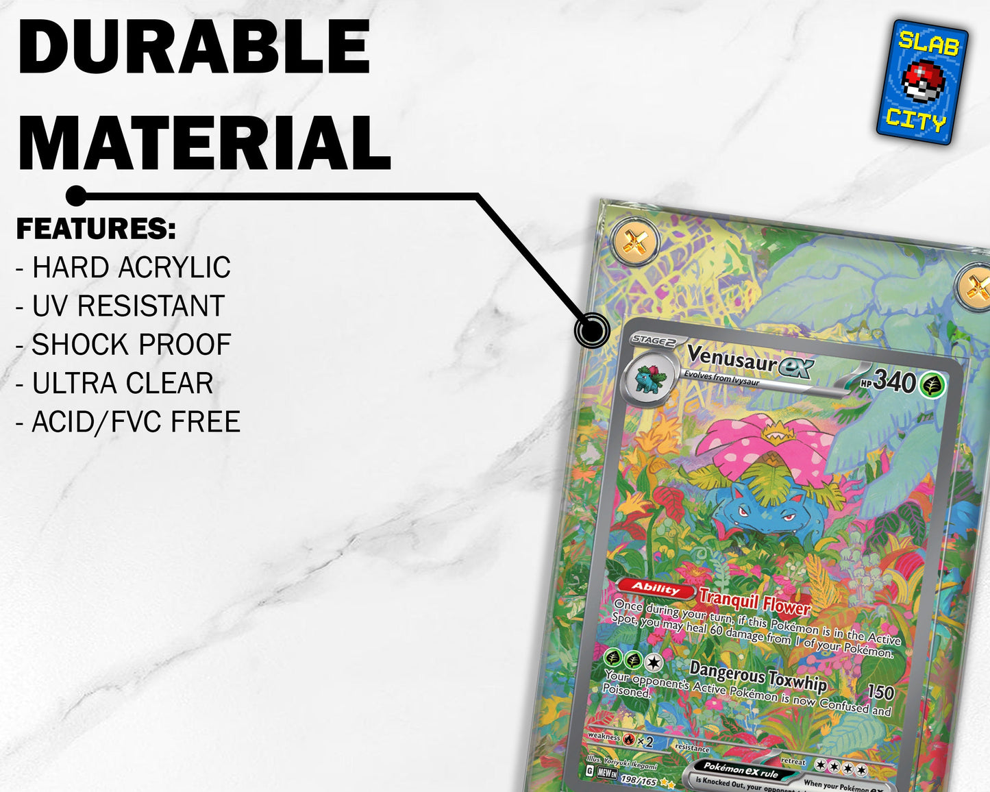 Walking Wake EX #205 SIR Temporal Forces - Extended Artwork Pokémon Card Display Case