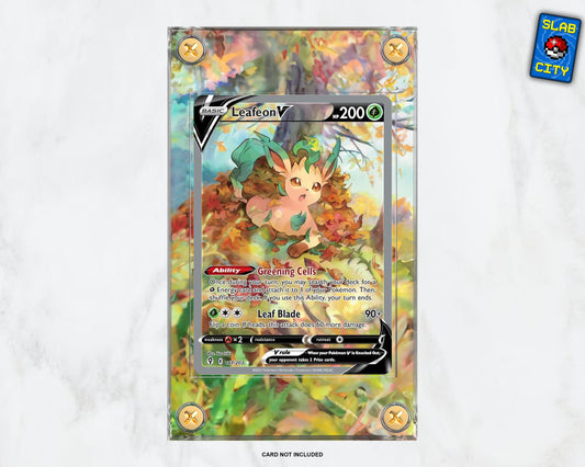 Leafeon V #167 Evolving Skies - Extended Artwork Pokémon Card Display Case
