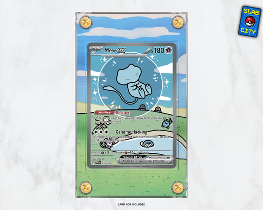 Mew EX #232 Paldean Fates - Extended Artwork Pokémon Card Display Case