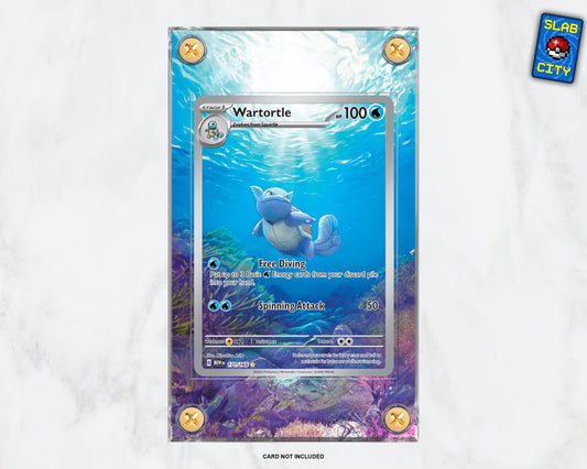 Wartortle #171 IR Pokémon 151 - Extended Artwork Pokémon Card Display Case