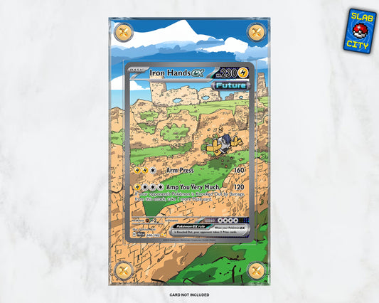 Iron Hands EX #248 SIR Paradox Rift - Extended Artwork Pokémon Card Display Case