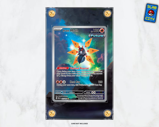 Iron Moth #187 IR Paradox Rift - Extended Artwork Pokémon Card Display Case
