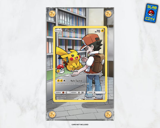 Pikachu - Cosmic Eclipse #241 - Extended Artwork Pokémon Card Display Case
