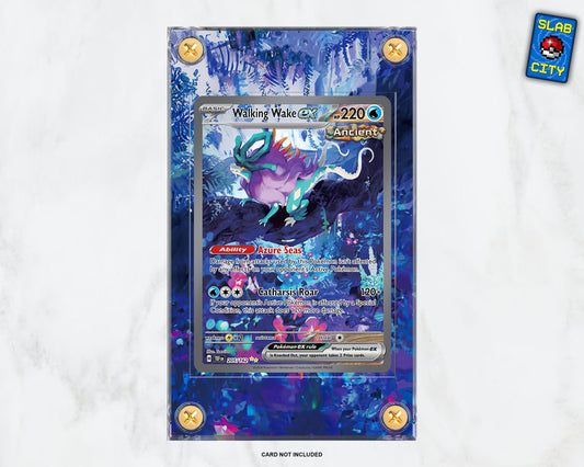 Walking Wake EX #205 SIR Temporal Forces - Extended Artwork Pokémon Card Display Case