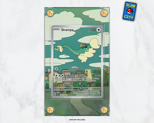 Drampa #184 IR Temporal Forces - Extended Artwork Pokémon Card Display Case