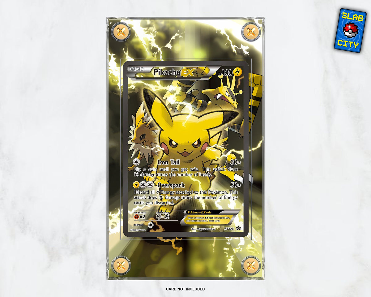 Pikachu #124 XY Promo Extended Art Pokémon Card Display Case