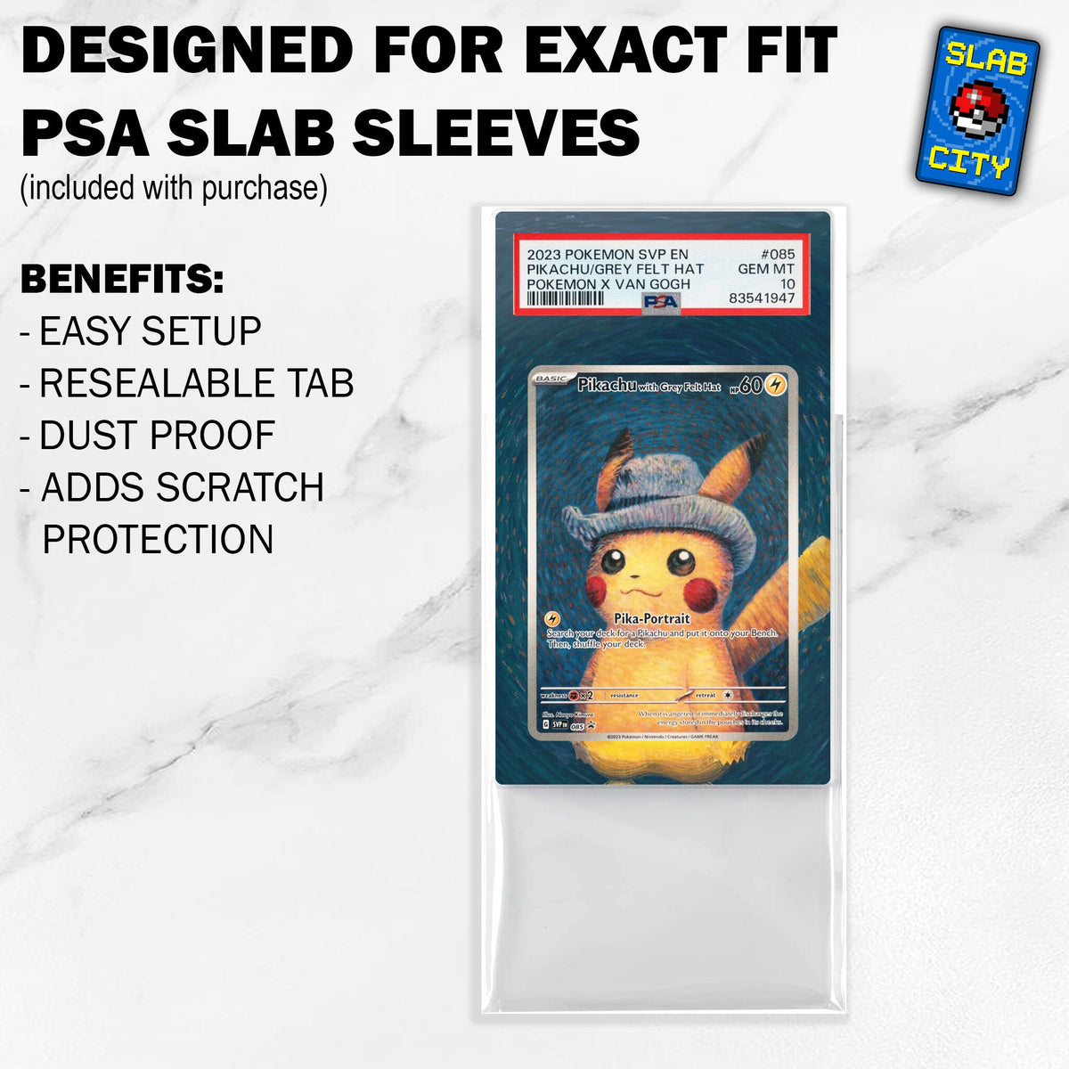 Charizard Base Set Extended Art Insert for Graded Card Slabs