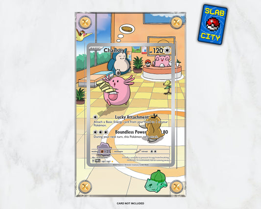 Chansey #187 Twilight Masquerade - Extended Artwork Pokémon Card Display Case