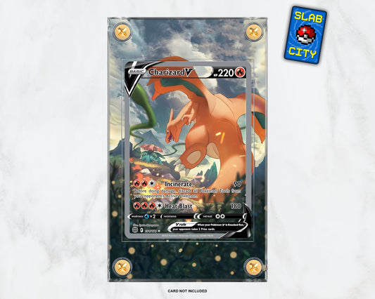 Charizard V #154 Brilliant Stars Extended Art Pokémon Card Display Case