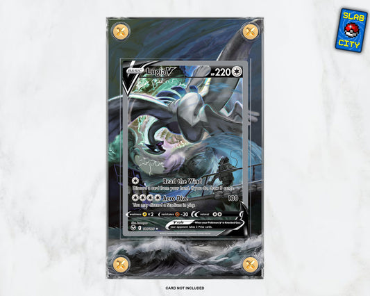 Lugia V #186 Silver Tempest Extended Art Pokémon Card Display Case