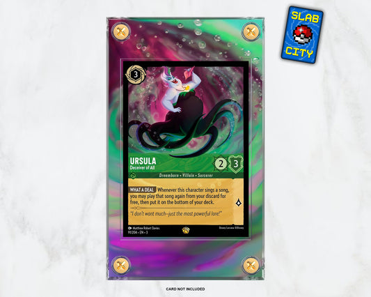 Ursula #91 Into the Inklands Extended Art Lorcana Card Display Case