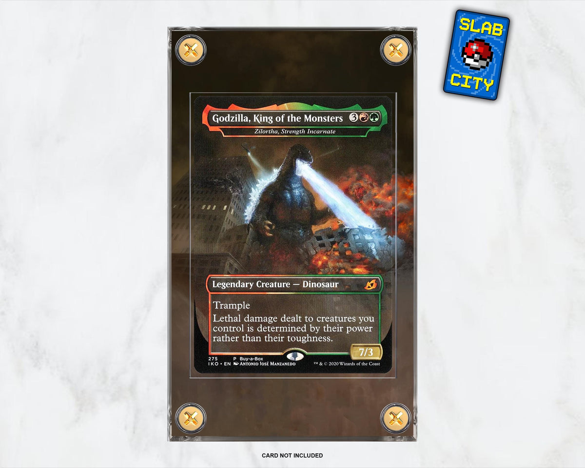 Godzilla / Zilortha Extended Art MTG Card Display Case