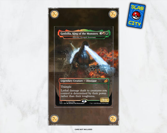 Godzilla / Zilortha Extended Art MTG Card Display Case