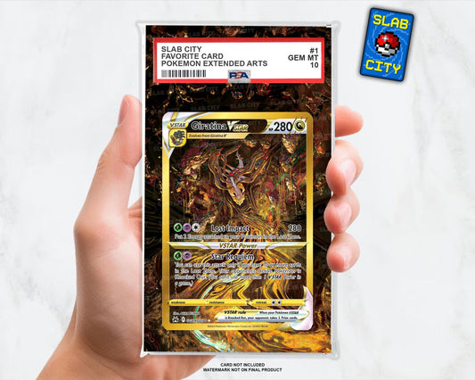 Giratina VSTAR GG69 Crown Zenith Extended Art Insert for Graded Card Slabs