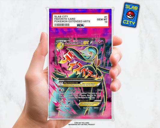 M Gardevoir EX #112 Steam Siege Extended Art Insert for Graded Card Slabs