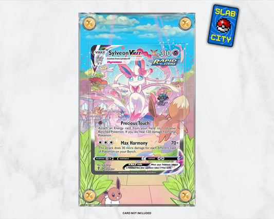 Sylveon VMAX #212 Evolving Skies Extended Art Pokémon Card Display Case