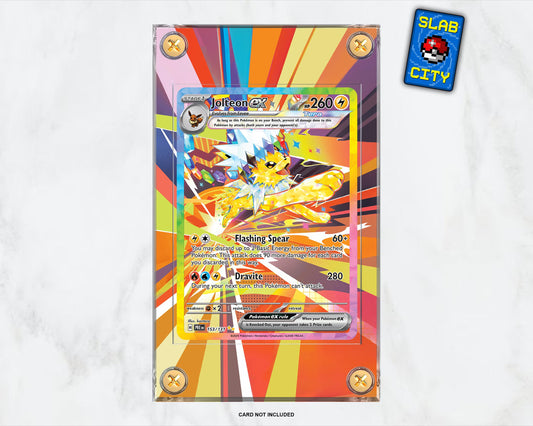 Jolteon EX Prismatic Evolutions - Extended Artwork Pokémon Card Display Case