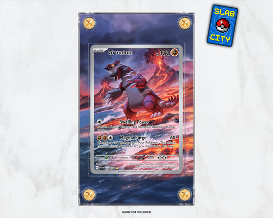 Groudon #199 Paradox Rift Extended Art Pokémon Card Display Case