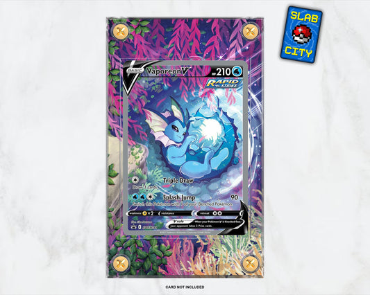Vaporeon V SWSH #181 Extended Art Pokémon Card Display Case