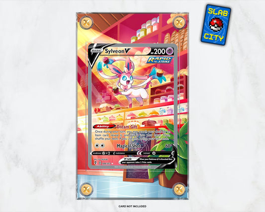 Sylveon V #184 Evolving Skies Extended Art Pokémon Card Display Case