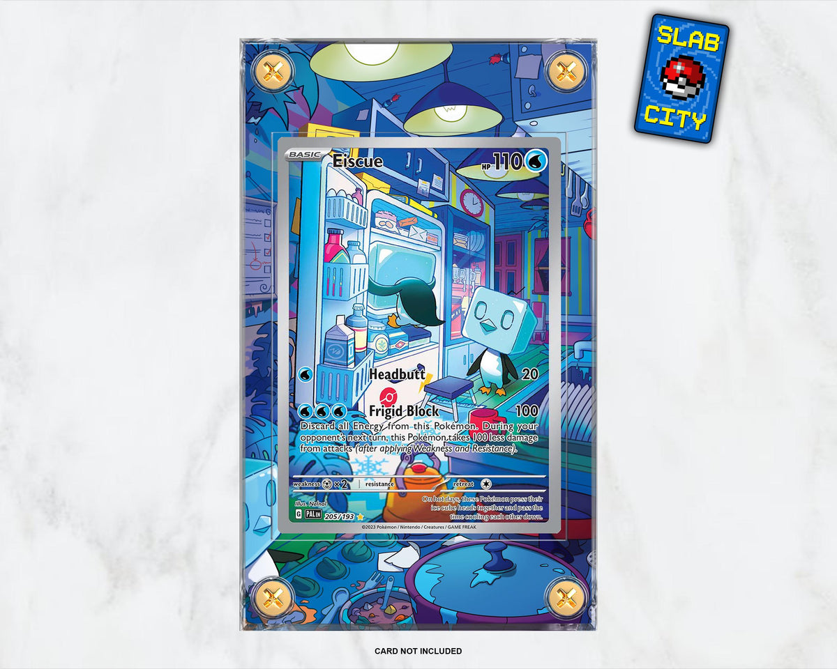 Eiscue #205 Paldea Evolved Extended Art Pokémon Card Display Case