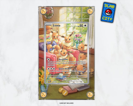 Eevee #188 Twilight Masquerade Extended Art Pokémon Card Display Case