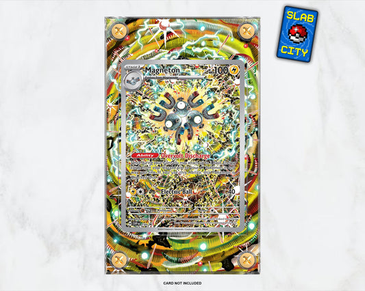 Magneton SVP #159 Surging Sparks Extended Art Pokémon Card Display Case